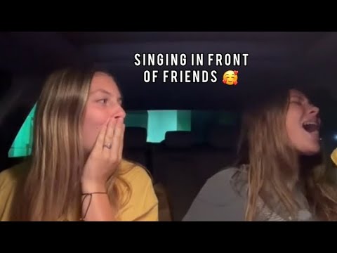 Singing In Front Of Friends And Family Priceless Reaction