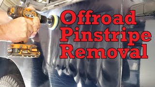 Off Road Pinstripe Removal