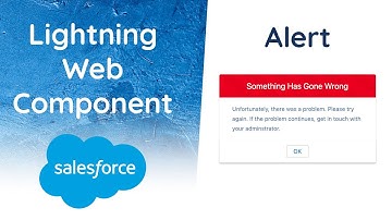 LWC lightning/alert module