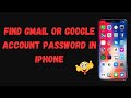 Find Gmail or Google Account Password in iPhone