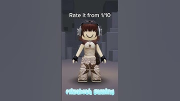 Rate it from 1/10 #roblox #robloxshorts #rate #trend #shorts