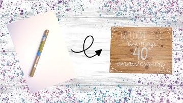 Easy Reusable Sign | DOLLAR TREE DIY | Foam Board DIY