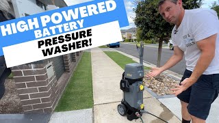 Karcher 36v BATTERY POWERED Pressure Washer! Karcher HD 4/11 C Bp Quick Look