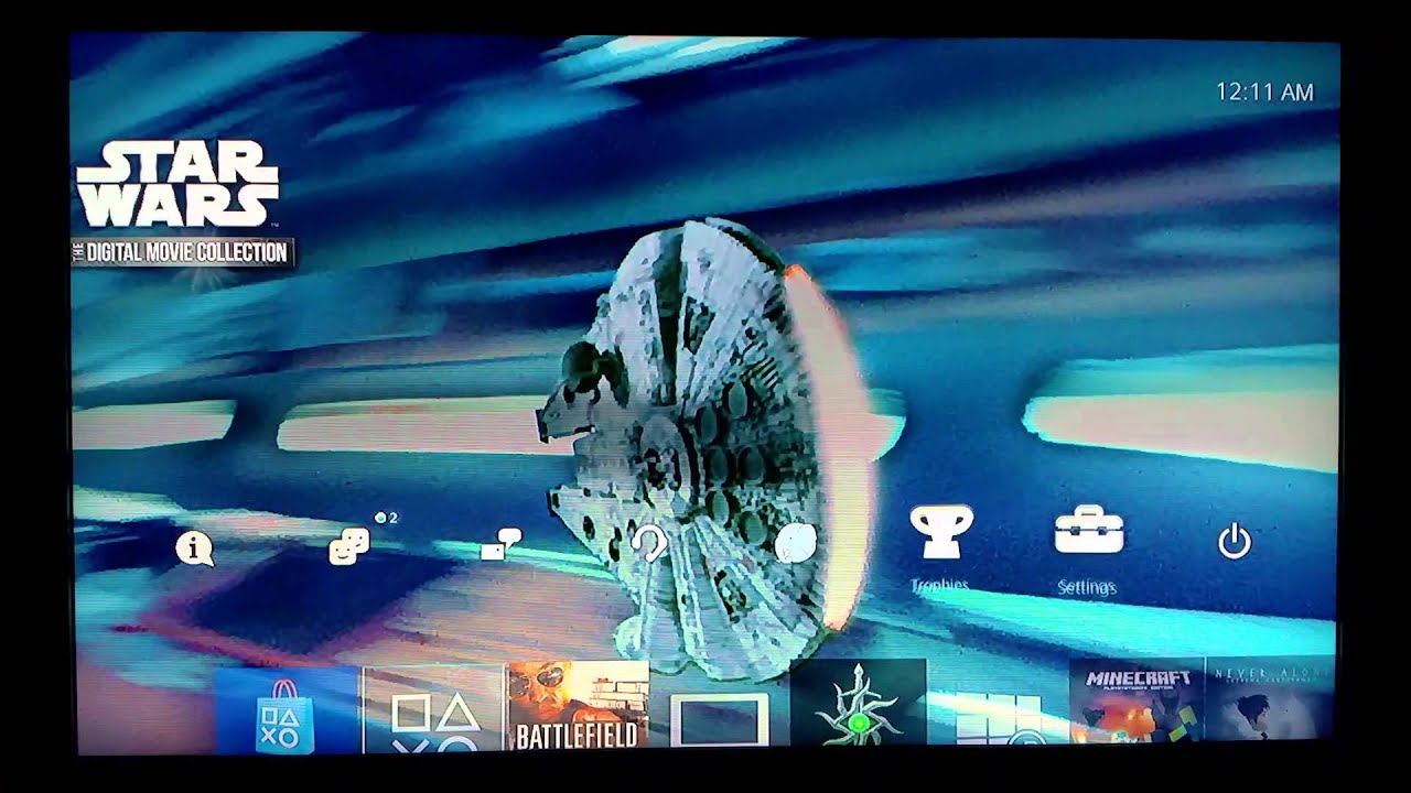 PS4 Star Wars theme YouTube