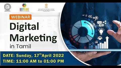 Live Webinar on Digital Marketing in Tamil