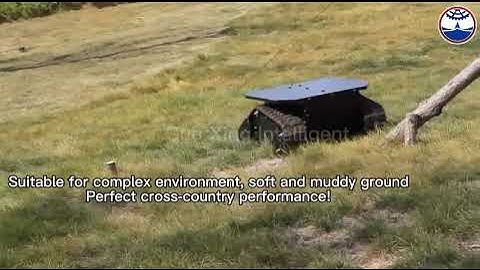 Guoxing Safari 880T Strengthen High Load Rubber Track Robot Chassis