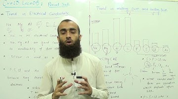 Lecture : 05 Trend In Electrical Conductivity & M P & B P of Period 3rd