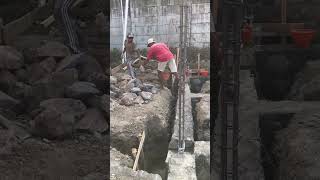 Strong stone foundations process..