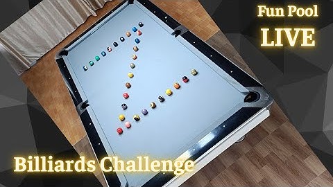 Letter Z Pool Challenge With 30 Balls | Live