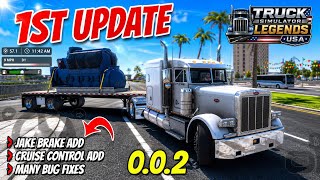 Truck Simulator Legends USA - First Major Update🔥 v0.0.2 New Improvements, Bug fixes & New Features  screenshot 2