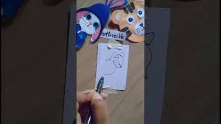 cat 🐈 one line drawing ✍️ #shorts