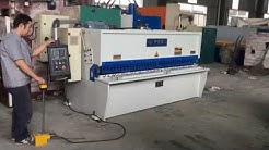 China sheet metal QC12K hydraulic shearing machine manufacturer