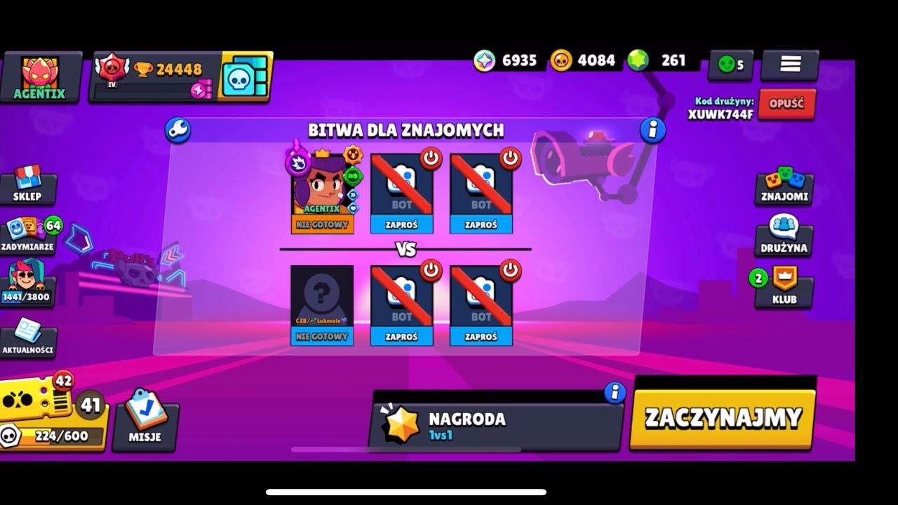 FIFI VS CZB/LUKESOLE w Brawl Stars. (SPECIAL CZ.1)