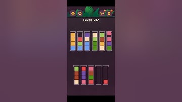 Complete Block King Sort Puzzle Level 391 to Level 393
