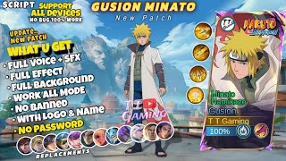New Script Skin Gusion Minato - Minato Namikaze No Pword Full Effect & Voice New Patch