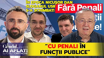 Ai Aflat! cu Ionuț Cristache - Invitat: Ion Cristoiu: "Nicușor Dan NU e conștient că e președinte"