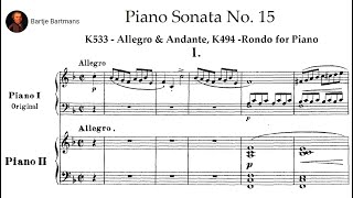 Mozart/Grieg - Piano Sonata No. 15, K.533/494 (1788/c. 1877) arr. for 2 pianos