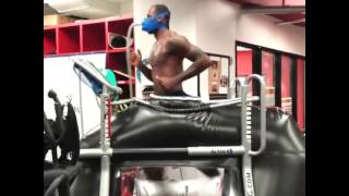 LeBron James RUNNING FASTER Than Kobe On Anti-Gravity Treadmill!!