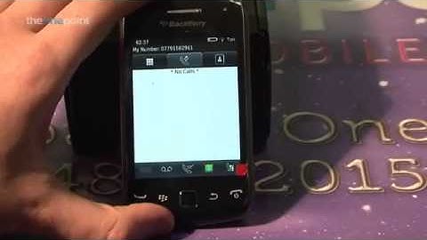 Switching the Blackberry on and off and making calls
