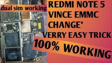 redmi note 5 vince emmc change @ MI NOTE 5 EMMC CHANGE@