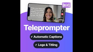 Read and Record with the BIGVU Teleprompter App screenshot 3