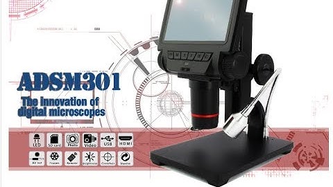 High Resolution Digital USB/HDMI/AV Microscope ADSM301 Soldering Use