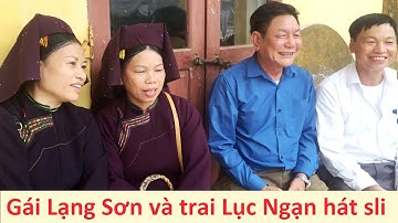 .Trai Lục Ngạn và gái Lạng Sơn hát sli đám cưới Tân Sơn
