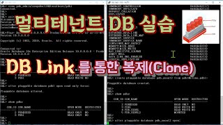 멀티테넌트 DB Link 를 통한 PDB 복제(Clone) 실습