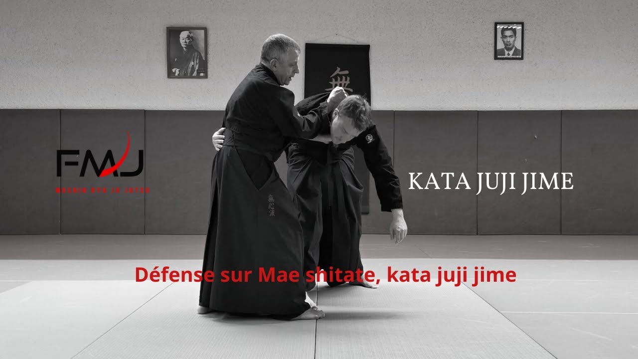 Mushin ryu Ju jitsu: Mae shitate, Kata Juji jime (étranglement)