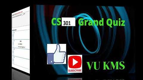 cs301 grand quiz