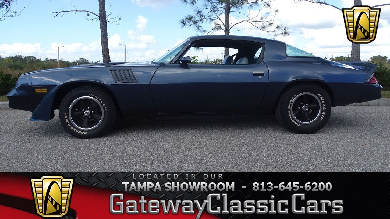 1031 TPA 1979 Chevrolet Camaro Z28 V8 Small Block 350 CID 4 Speed Manual -  YouTube