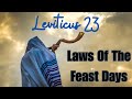"Leviticus Chapter 23; Laws Of The Feast Days" Shabbat Midday Torah Portion (12/21/24)
