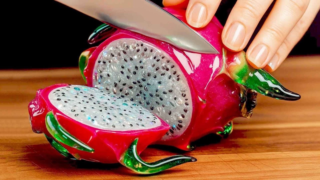 Fresh & Juicy Fruit ASMR Sounds🥑🍉AI ASMR