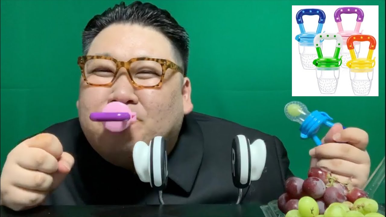 [将軍ASMR] おしゃぶり編 Kim Jong Un pacifier ASMR [音フェチ] - YouTube