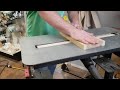 Sanding parallel boards on the flatmaster drum sander ethanswers