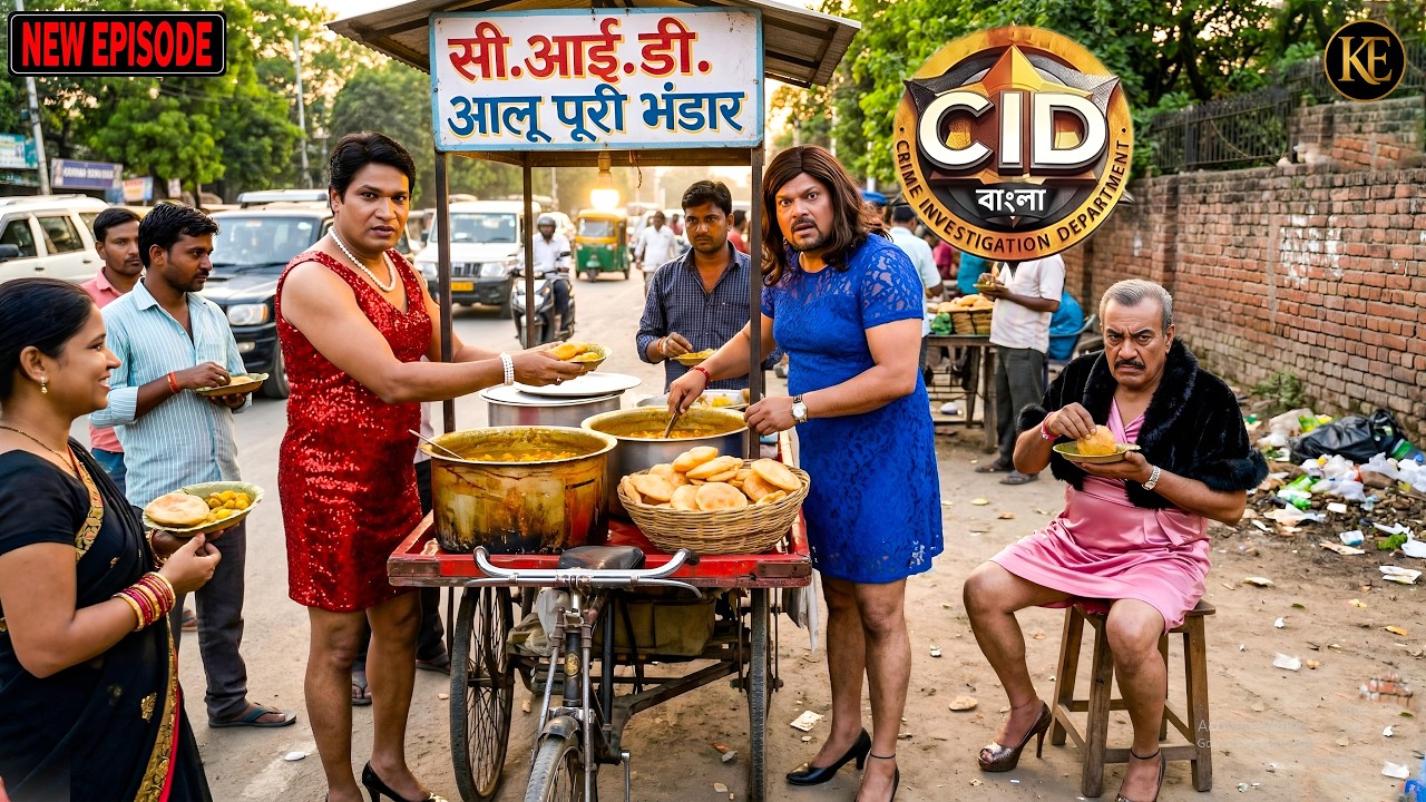 খুনির উপর নজর রাখার জন্য CID টিম আলু পুরির দোকান করেছে।  ।CID Bangla|নতুন পর্ব