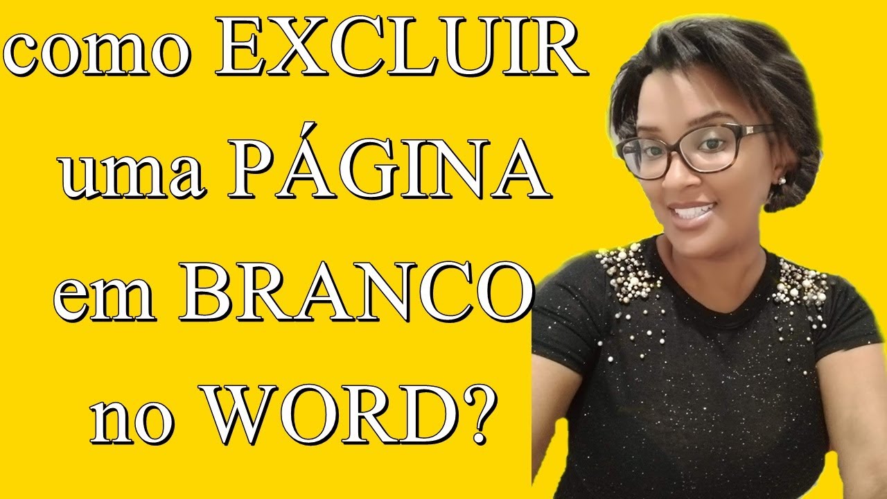 Como excluir página em branco no word 2003 2007 2013 2016 - YouTube