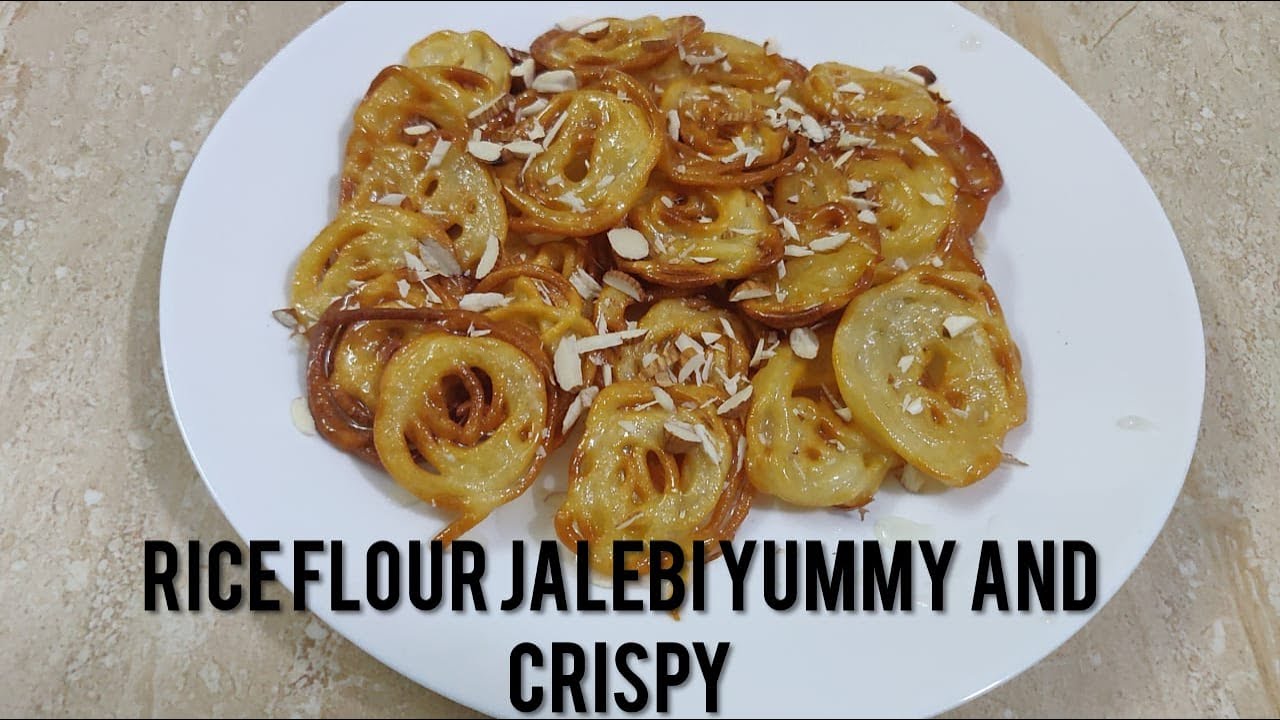 Make Rice Flour Jalebi At Home In Easy Way चावल के आटे की जलेबी YouTube