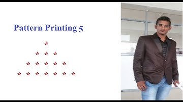 Printing patterns using C# in Hindi - pattern 5