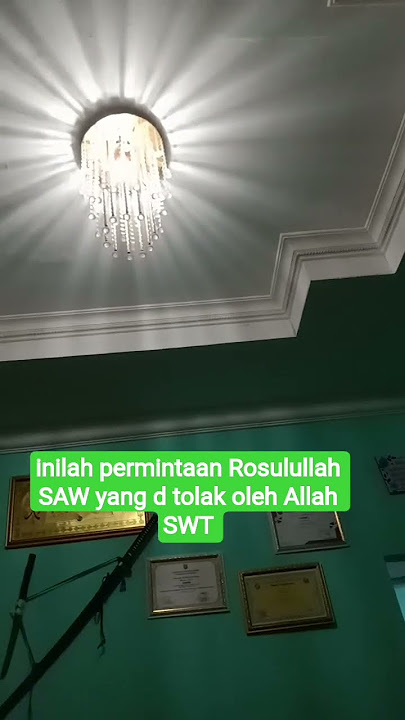This is the request of the Prophet Muhammad SAW which was rejected by Allah SWT #dakwahislam