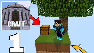 Minicraft - Skyblock survival gameplay walkthrough part 1 | Mizna minicraft survival series