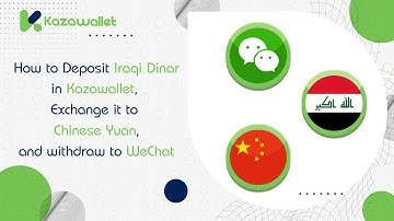 How to Deposit IQD in Kazawallet, Exchange it to CNY, and withdraw to WeChat