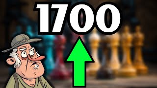 Live Chess Rating Climb to 1700 on Chess.com!