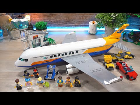 An independent look at LEGO's newest City-line passenger jet, which actually also carries cargo! The. 