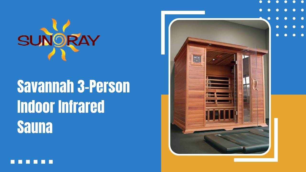 Savannah 3-Person Indoor Infrared Sauna