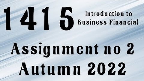AIOU Code 1415 Solved Assignment No.2 Autumn 2022 #aiou #aiousolveassignments