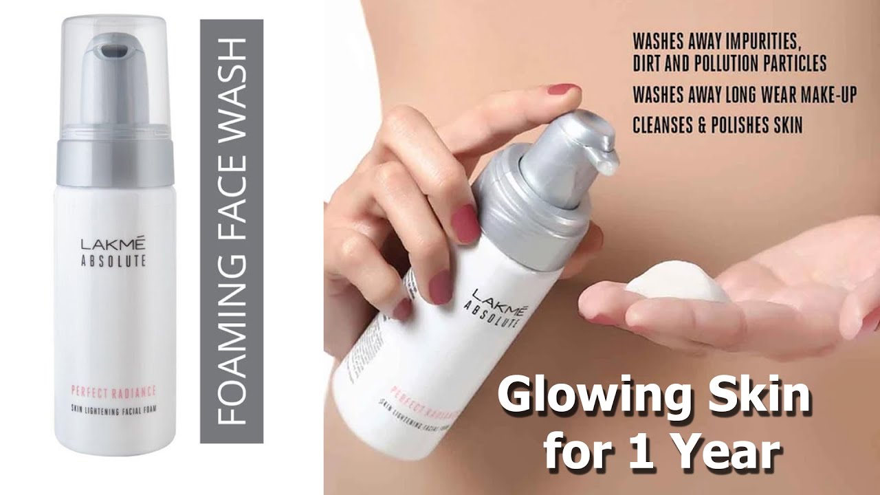 Lakmé Absolute Perfect Radiance Brightening Facial Foam Unisex Skin