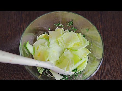Вкусные Маринованные Кабачки Быстрый Рецепт