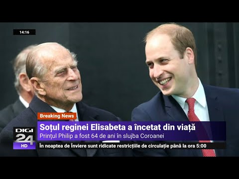 Prinţul Philip, soţul reginei Elisabeta a IIa, a murit  Digi24