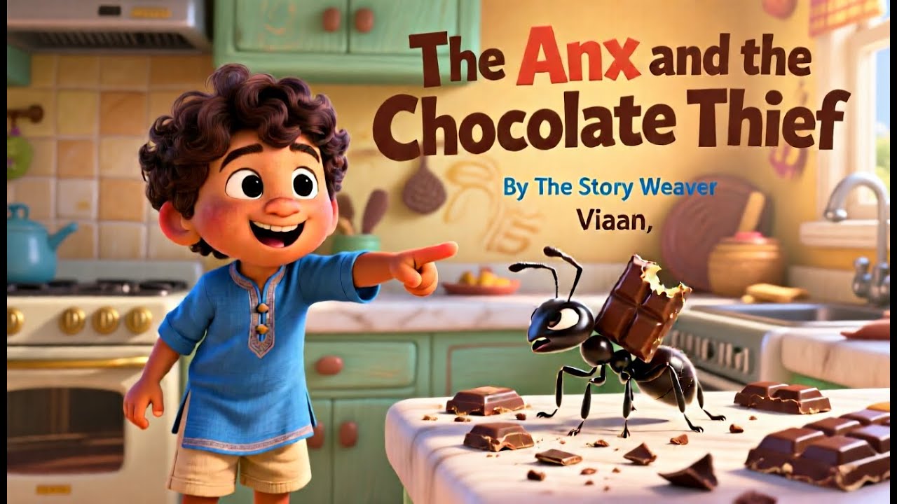 The Ant & The Chocolate Thief 🍫: Bedtime Story About Honesty & Teamwork!